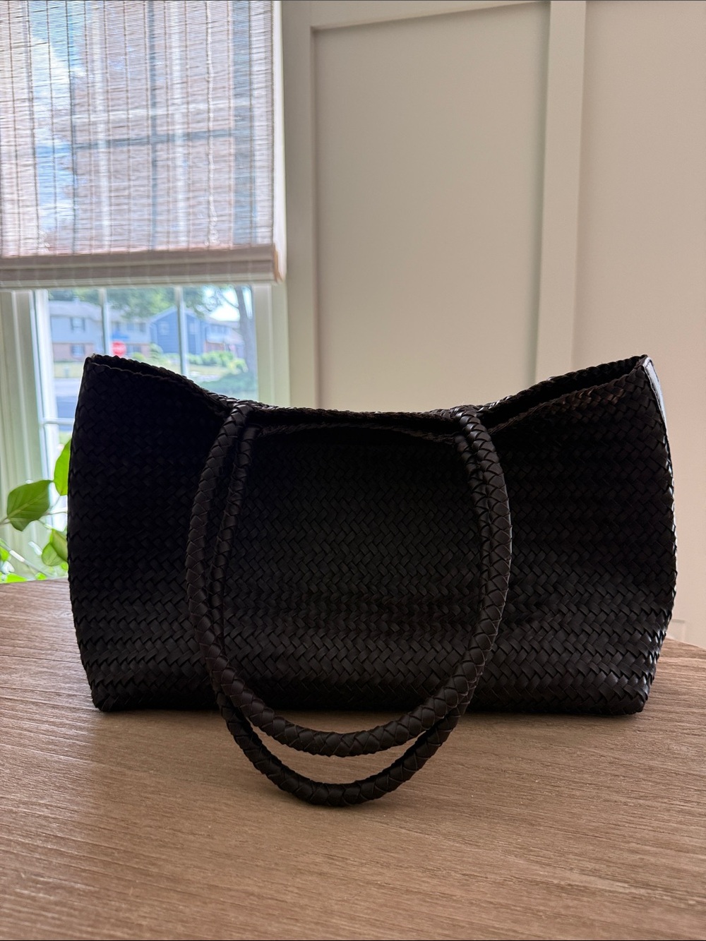 Madewell Signature Woven Tote Coffee Bean - Picture 2 of 9